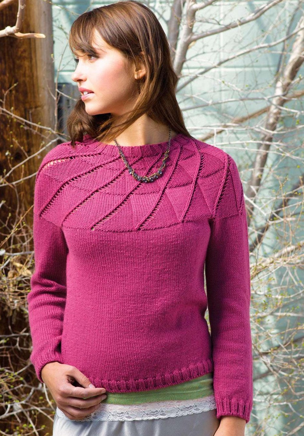 Свитер сверху