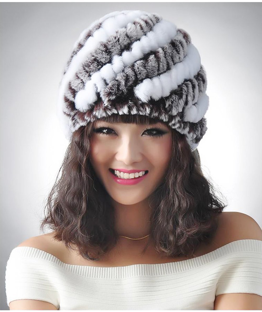 Длинная кроличья шапка