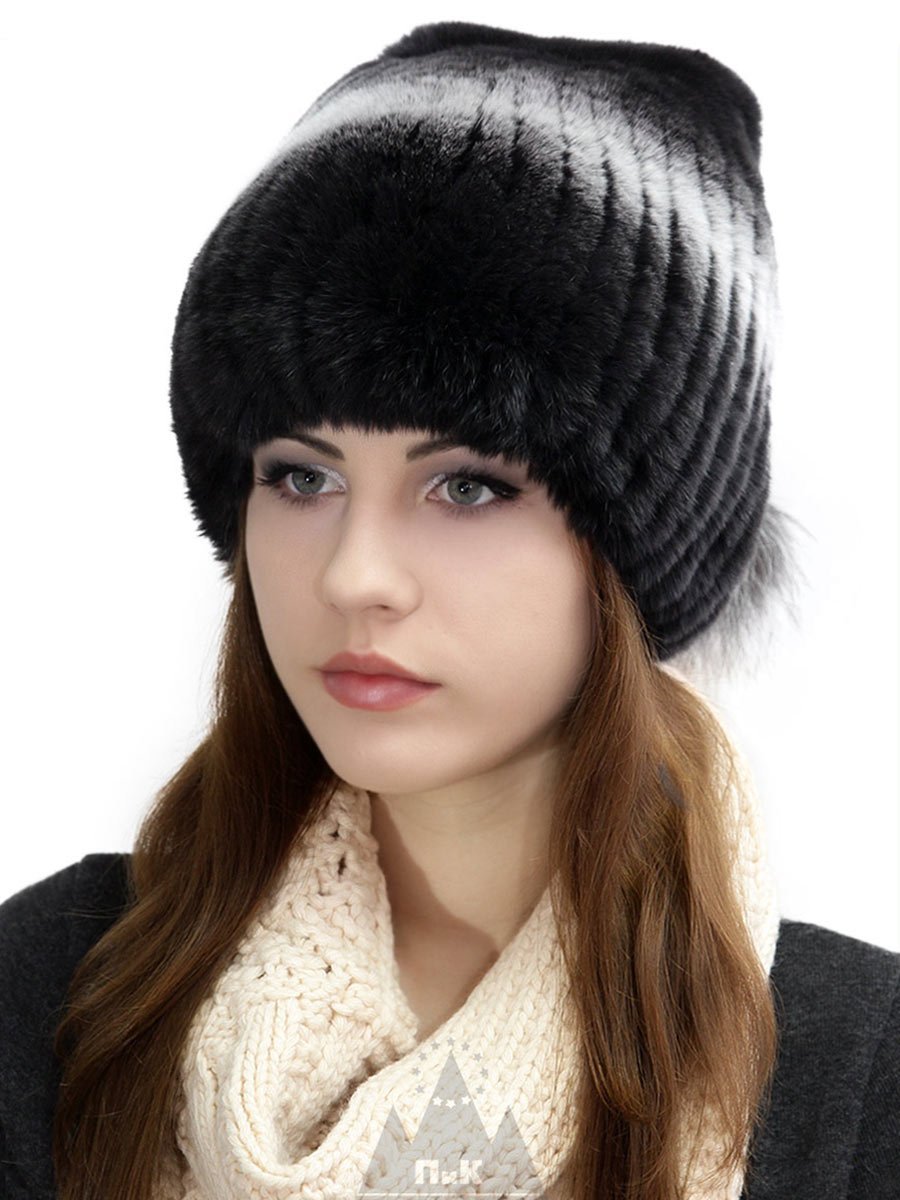 Ушанка из меха норки