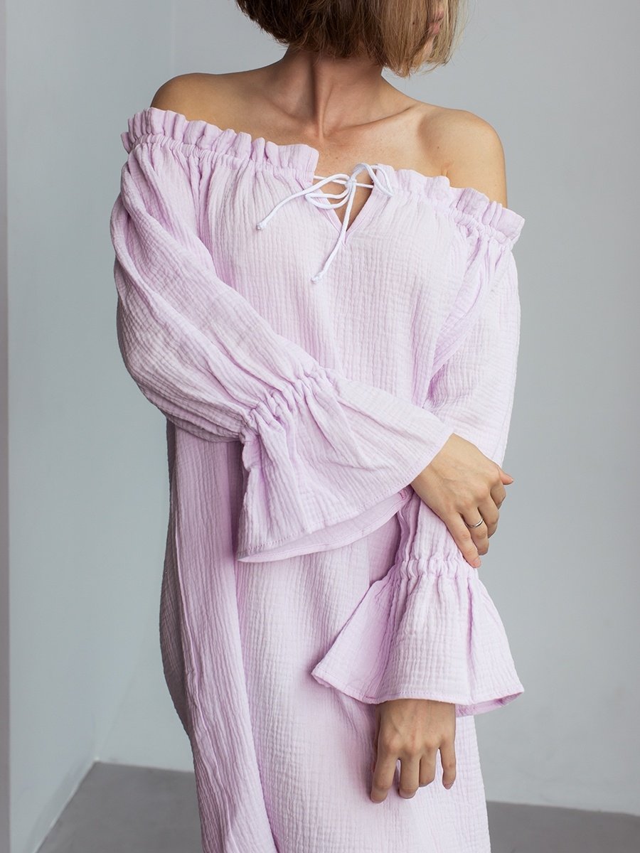 Платье из муслина женское