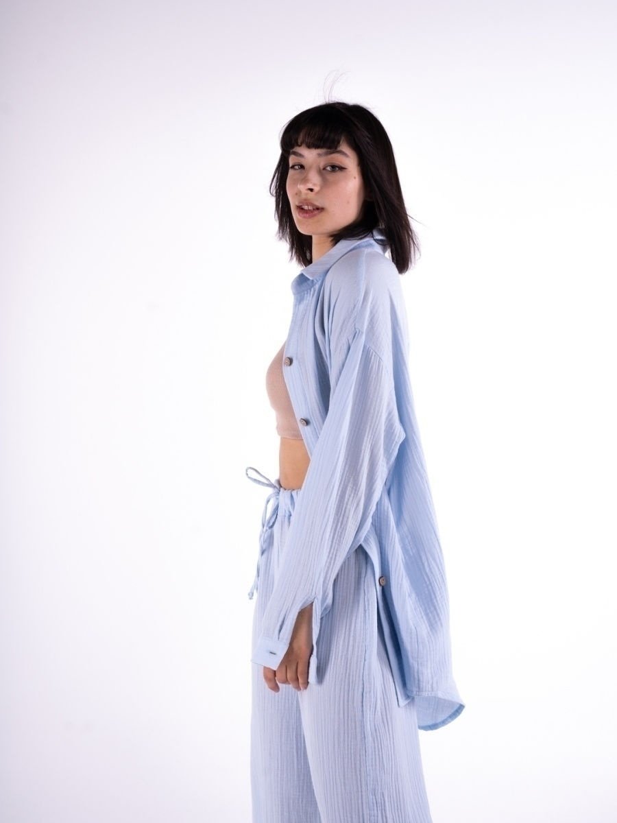 Летнее платье из муслина