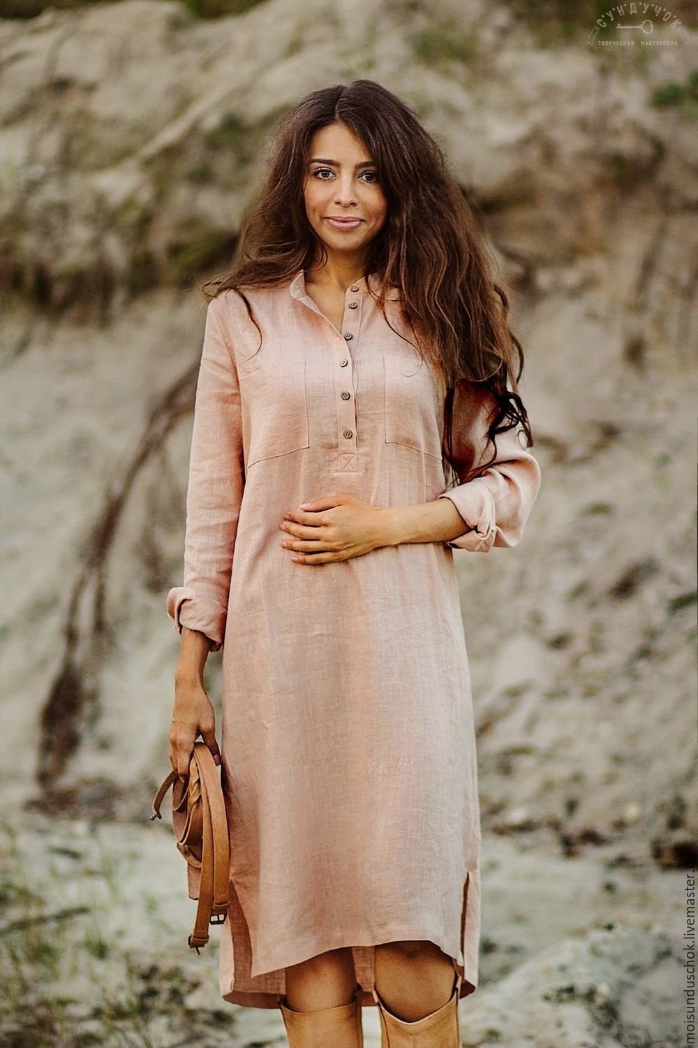 Платье чувство прекрасного, беж