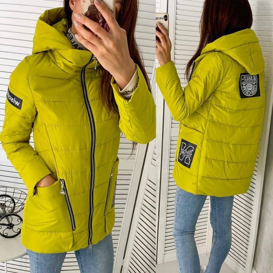 Куртка в горох женская