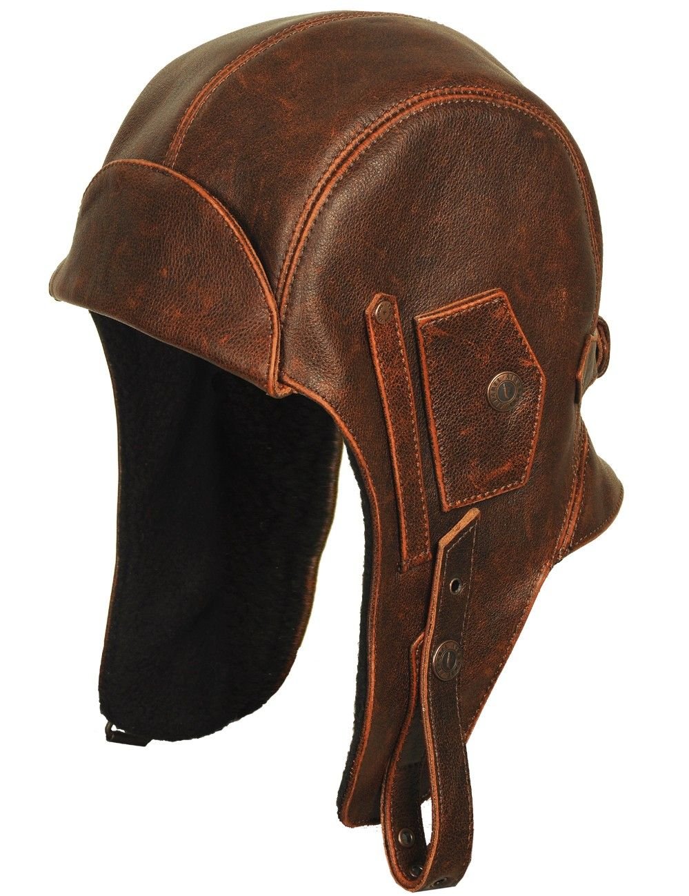Кожаный шлем летчика