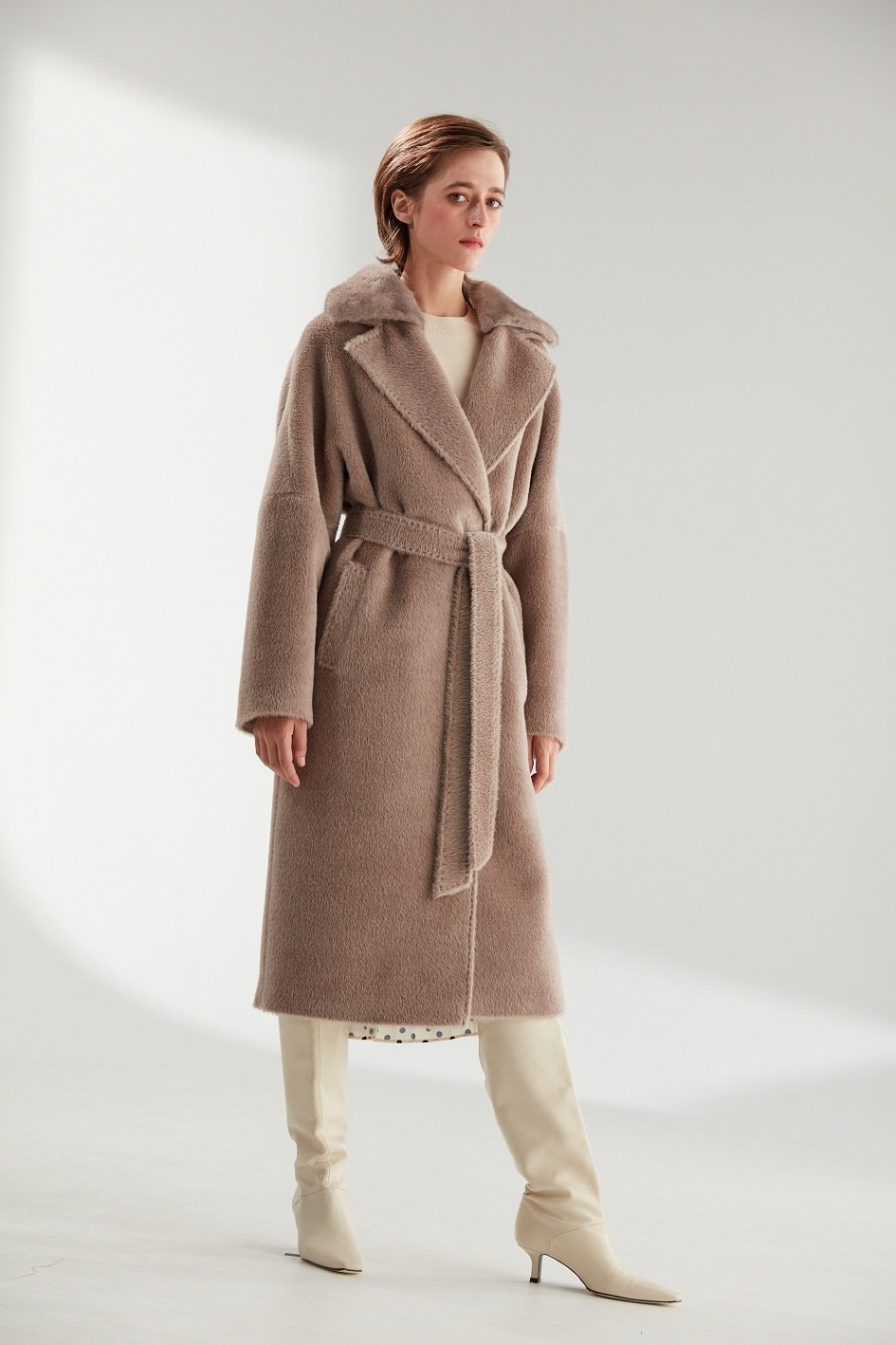 Альпака батал пальто