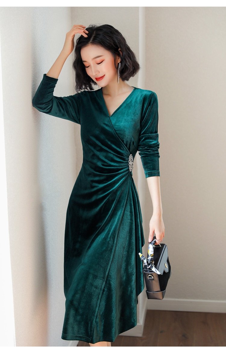 Модные платья из панбархата