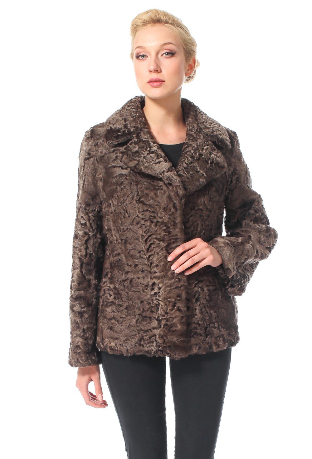 Полушубок из каракульчи 2019