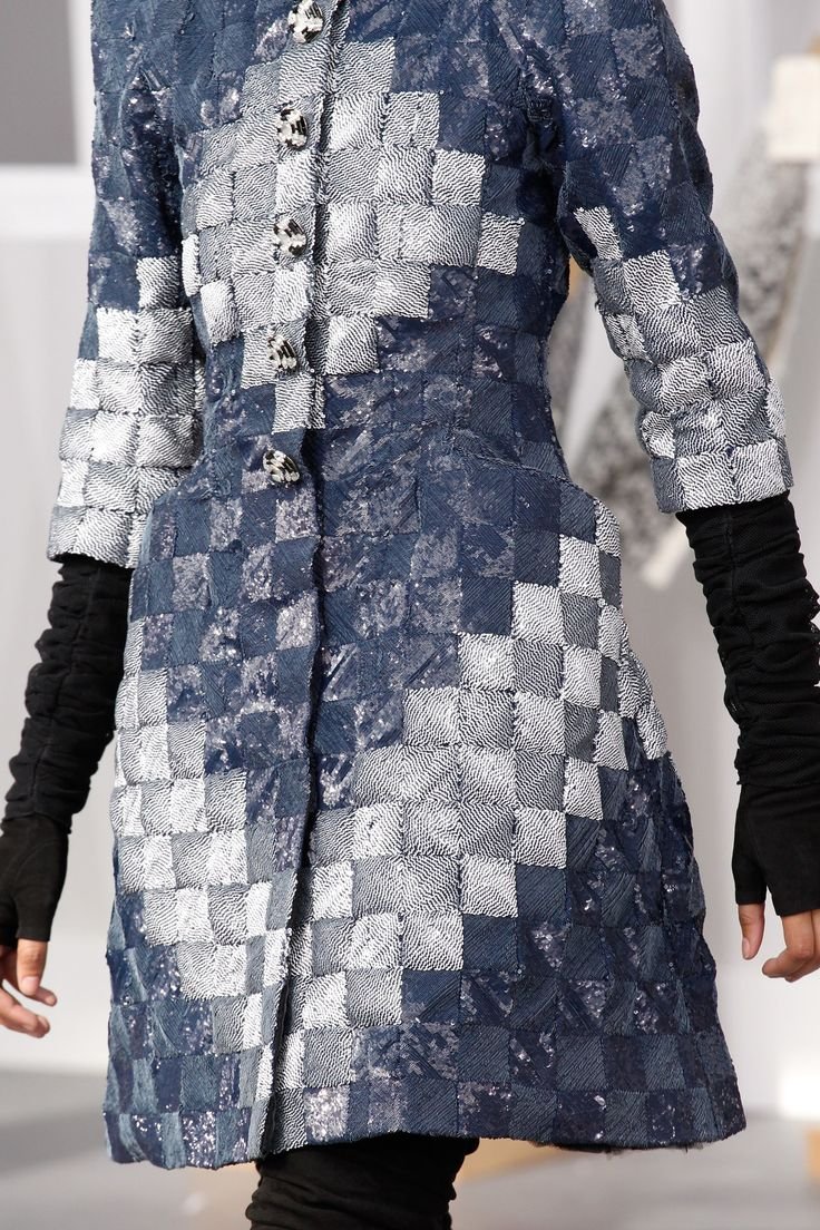 Комбинированное джинсовое пальто Дольче Габбана