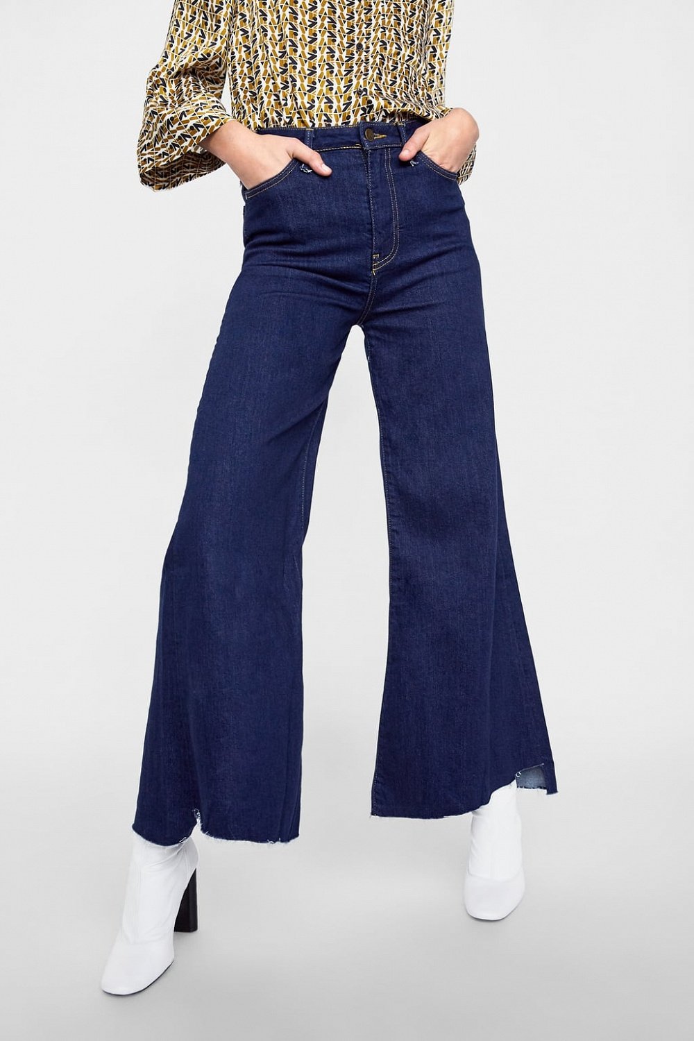 Брюки клеш 2021 женские плюс сайз