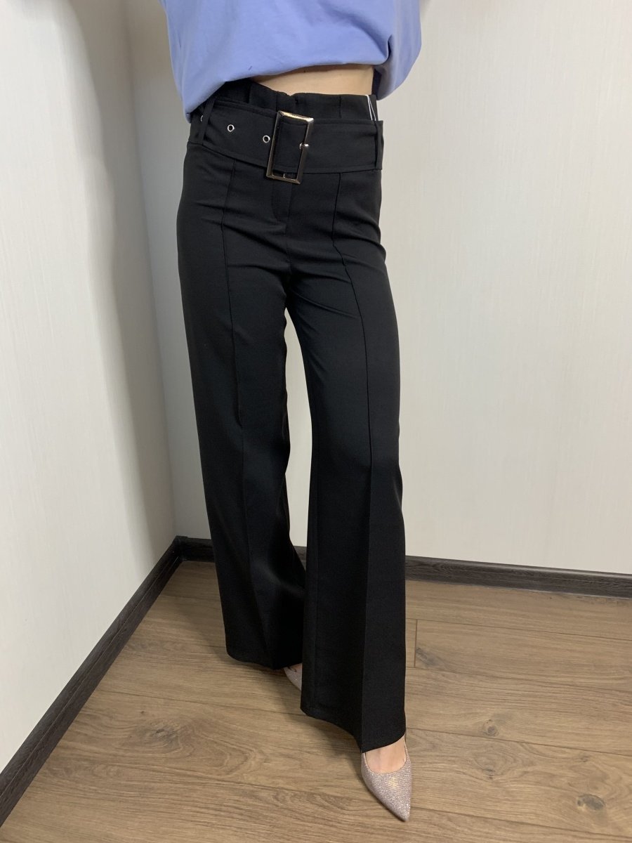 Джинсы клёш женские с высокой талией