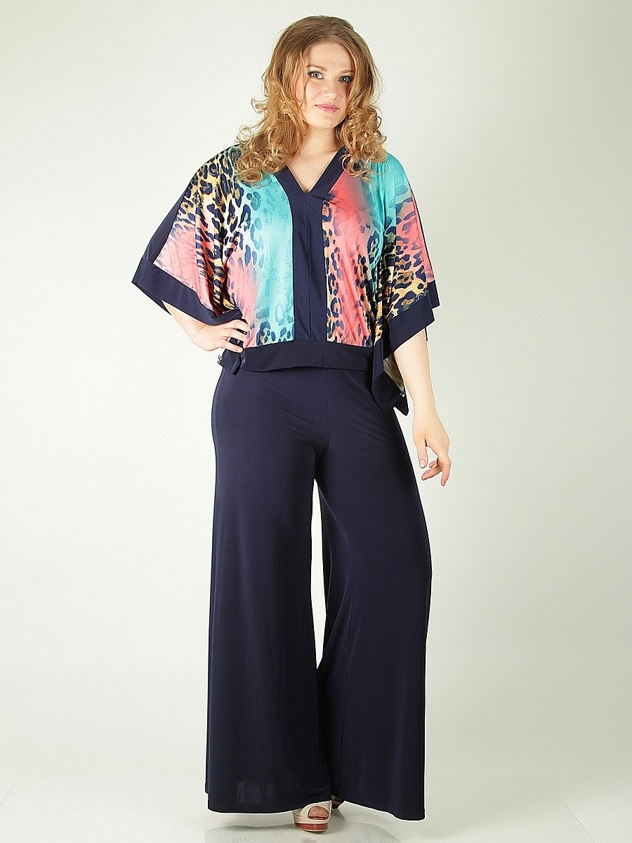 Джинсы клеш плюс сайз