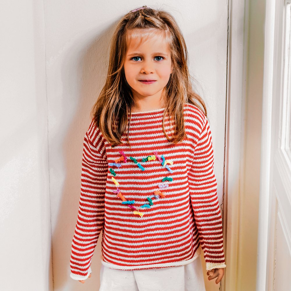 Полосатые вязаные кофты