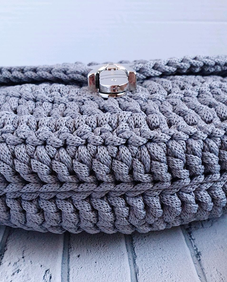 Сумка ракушка из полиэфирного шнура