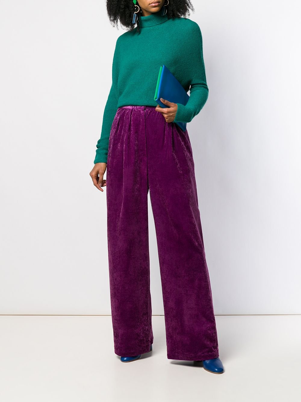 Вельветовые палаццо