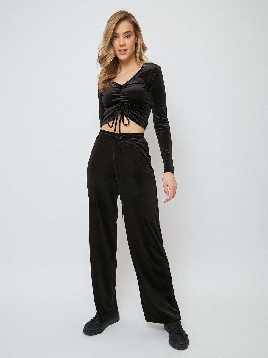 Штаны бархатные Зара