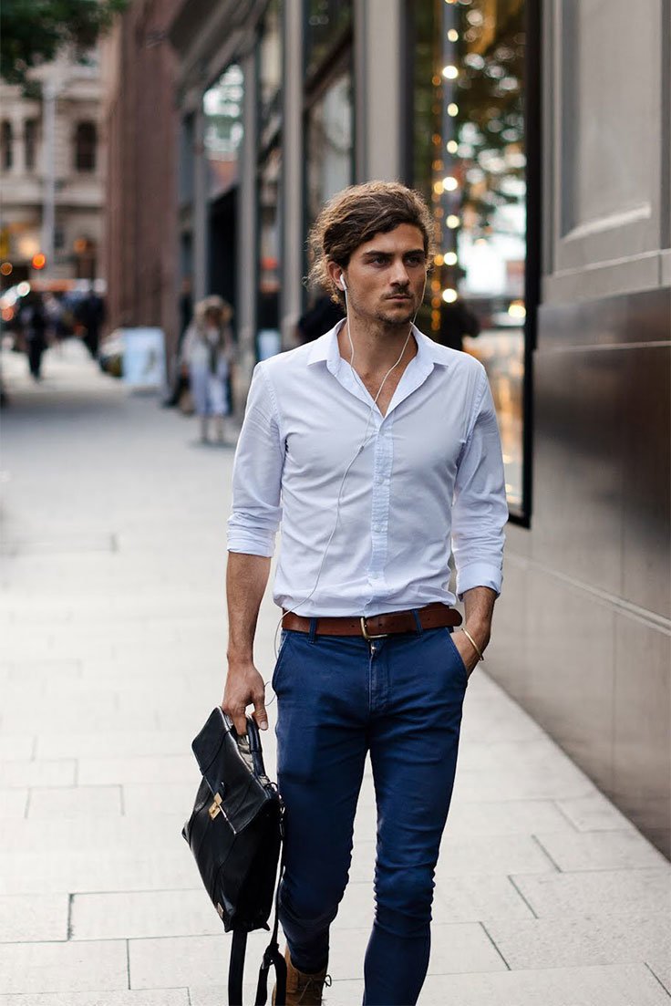 Мужской лук джинсы