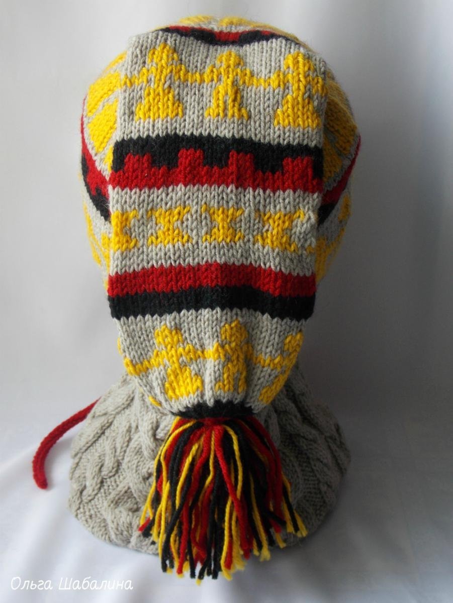 Перуанская вязаная шапка