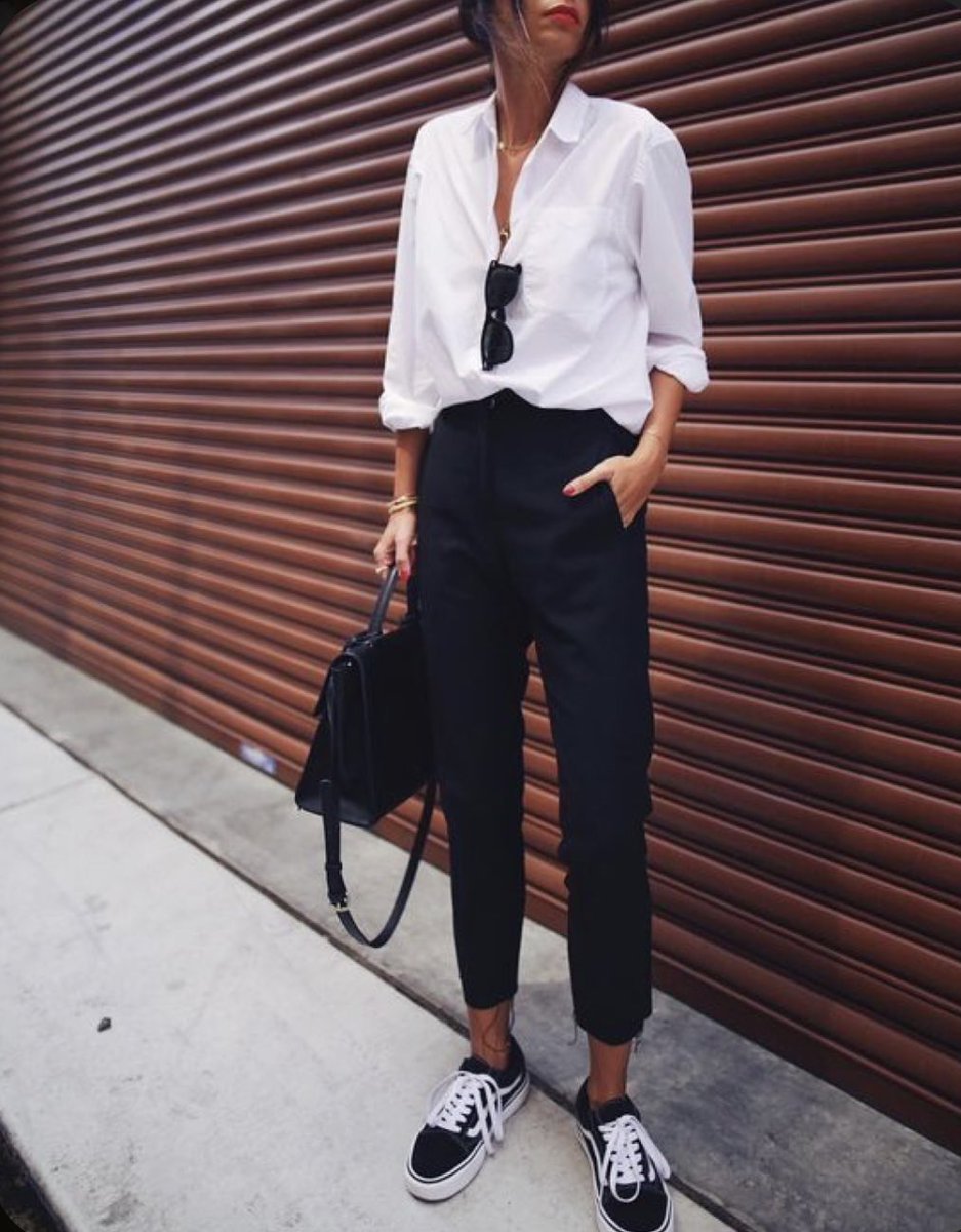 Образы с белой рубашкой оверсайз