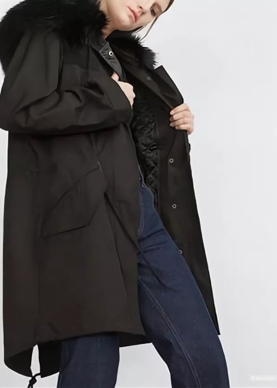 Пальто оверсайз 2020 двубортное