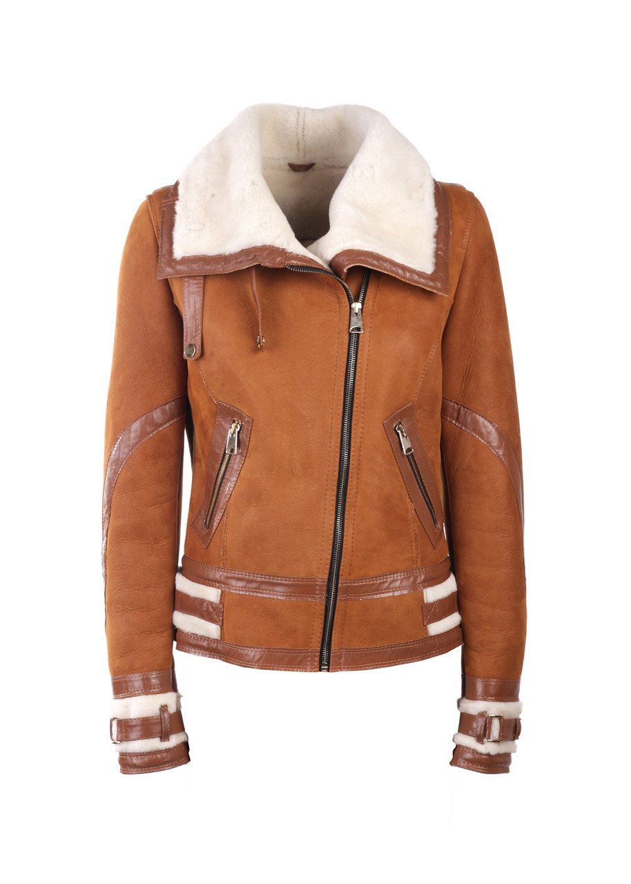 Куртка Puffer бершка коричневая