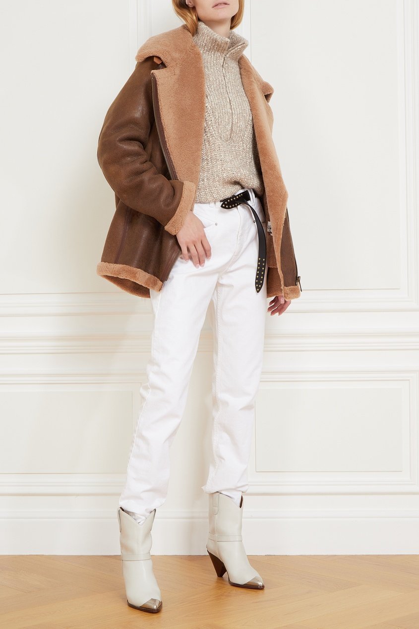 Дубленка косуха женская