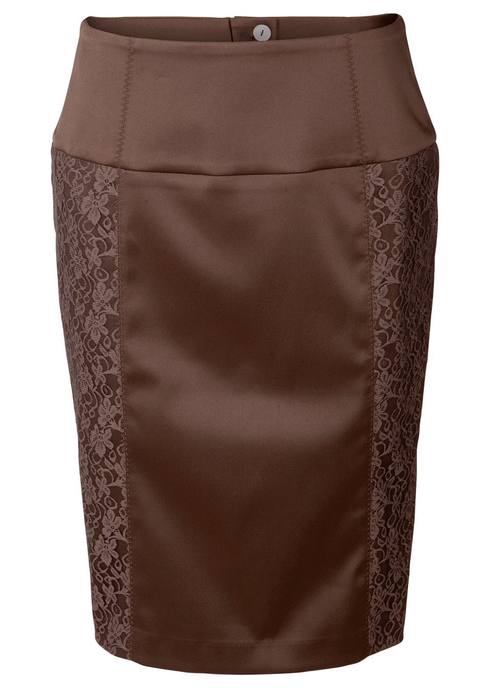 Юбка с кружевом по низу