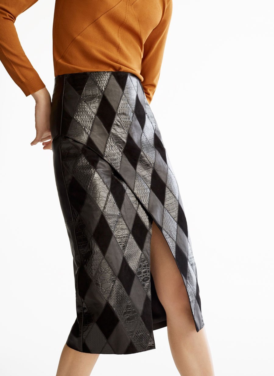 Юбка Alberta Ferretti черный