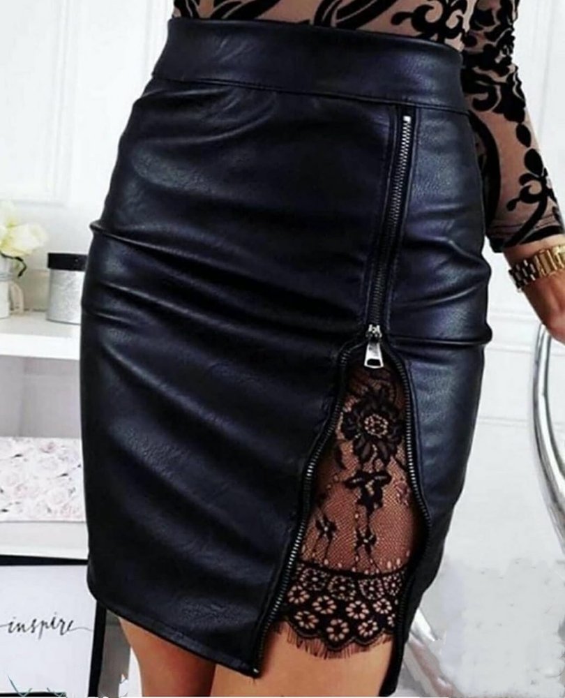 Юбка Zara с кружевом