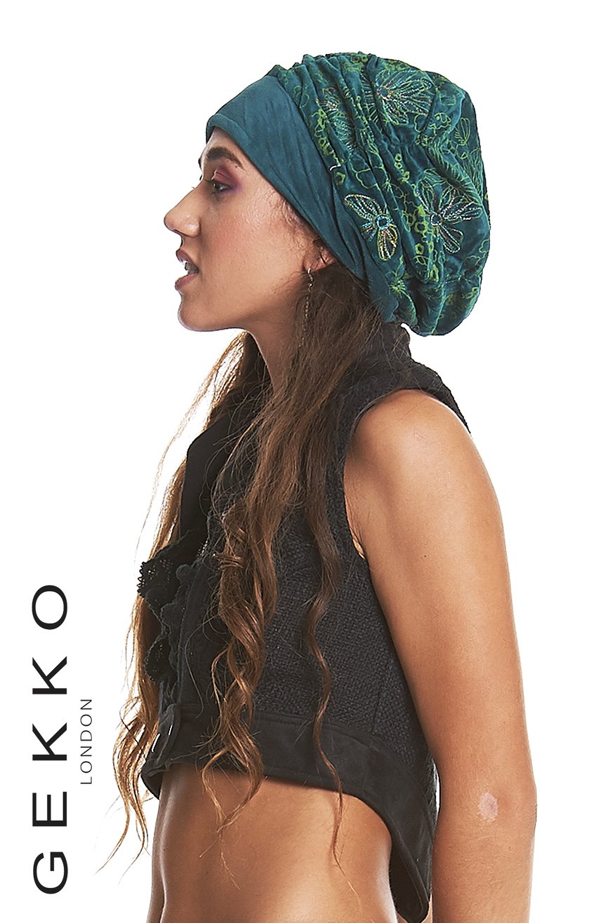 Шапка в стиле хиппи