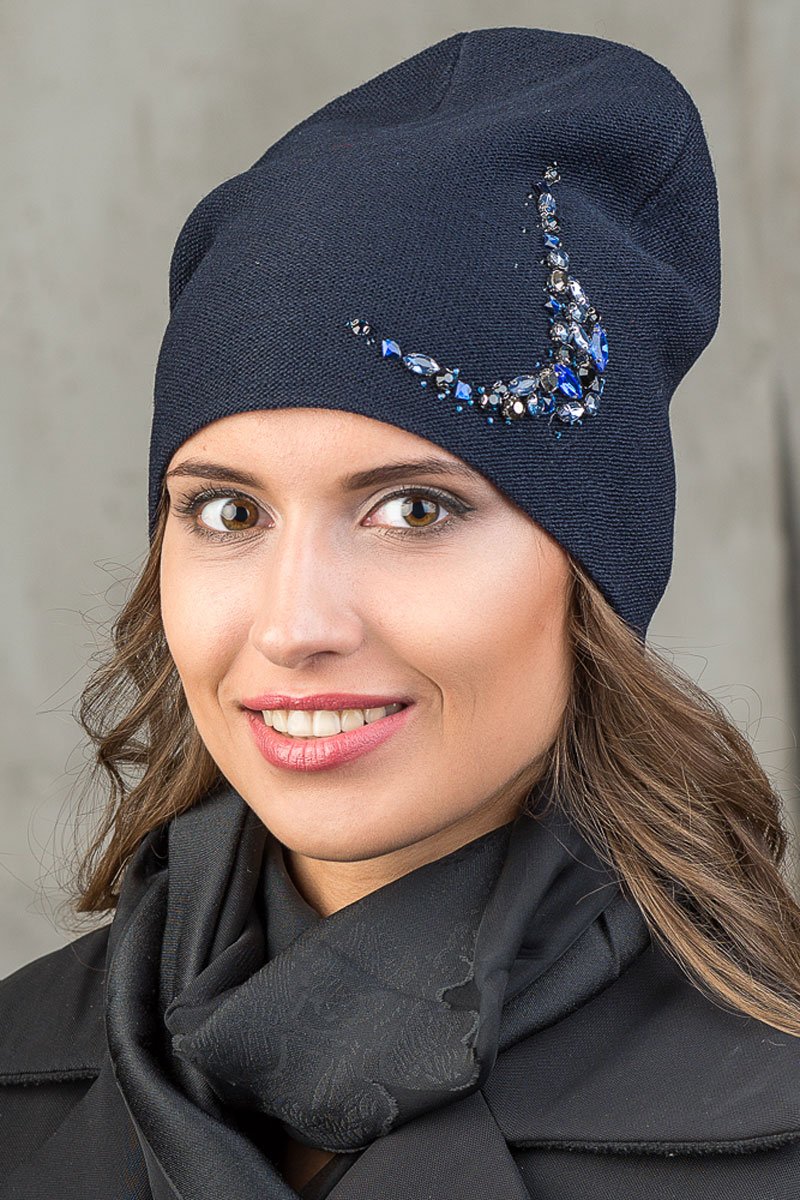 Шапки Ferz с меховым помпоном