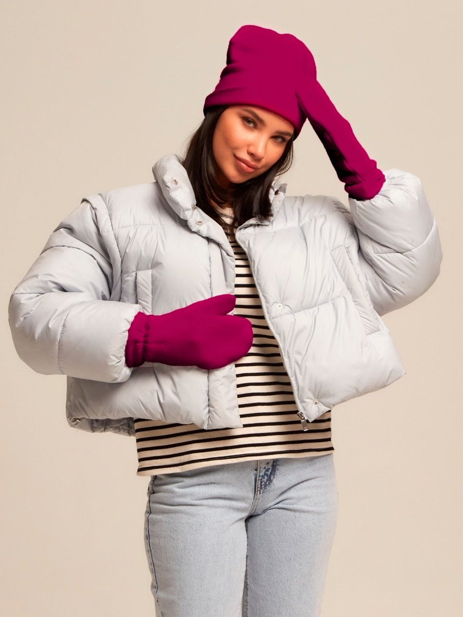 Шапка с короткой курткой