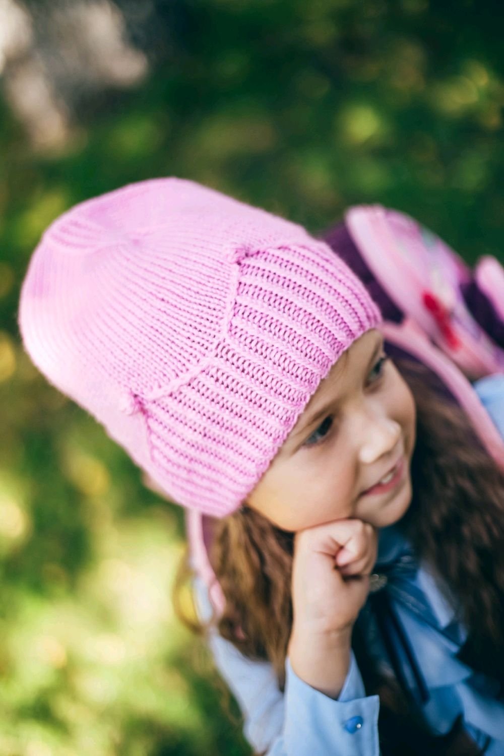 Весенняя шапка Noble people с бахромой