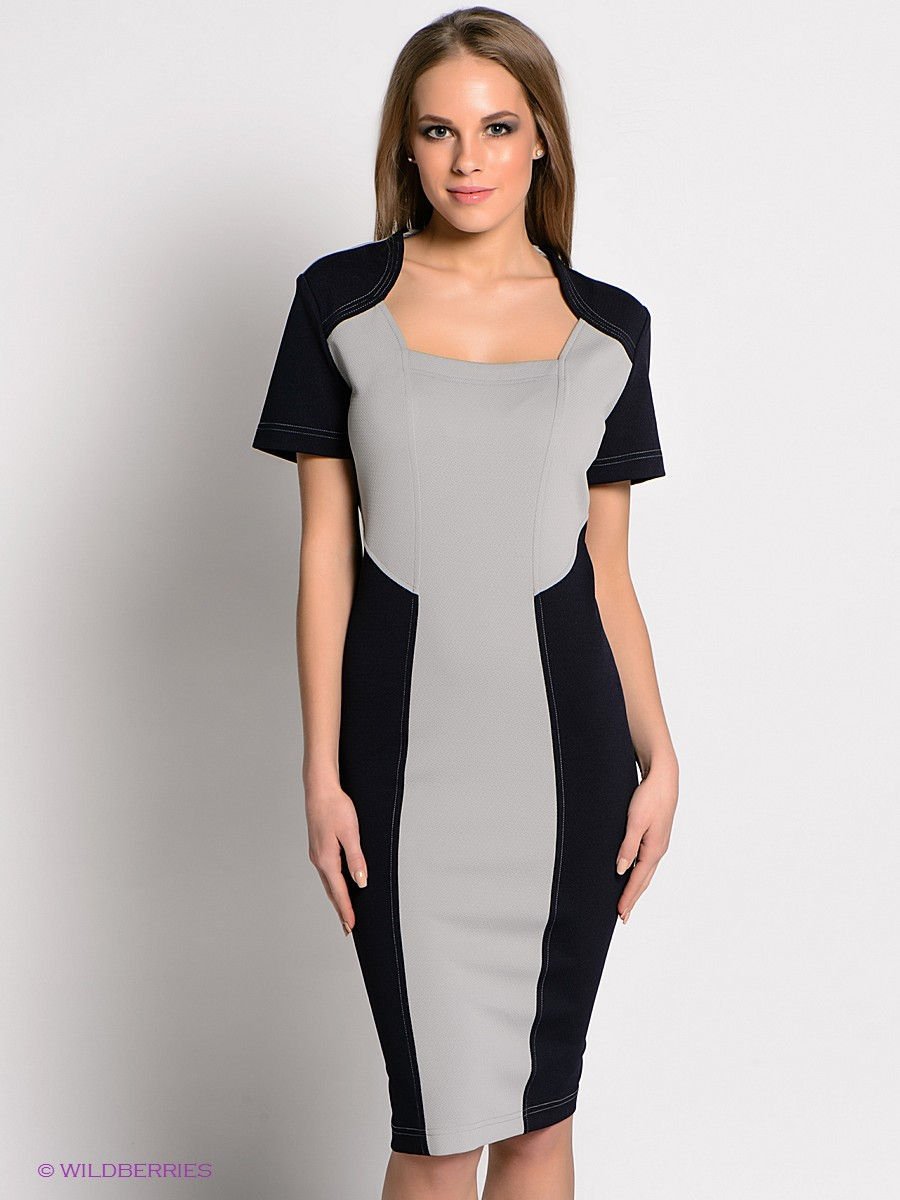 Платье с прозрачным боком