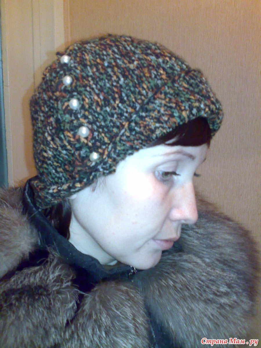 Шапка робин гуд спицами