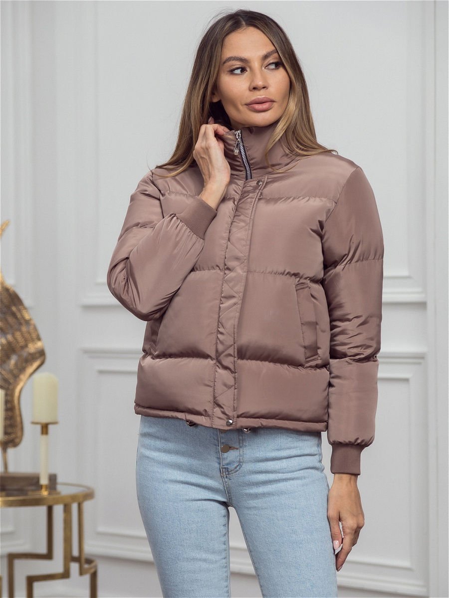 Дутая короткая куртка Садовод