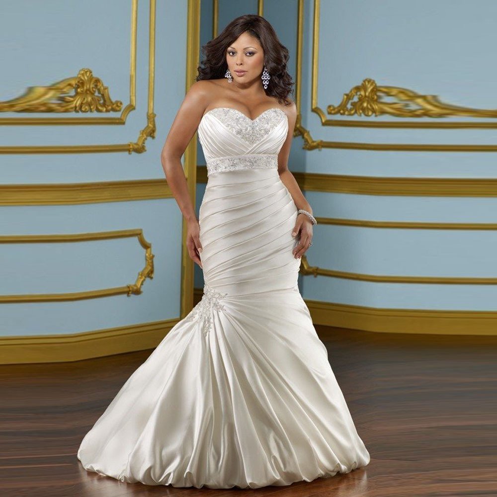 Свадебное платье на большой бюст