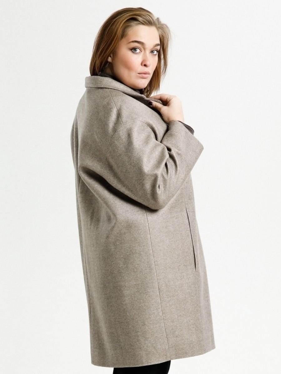 Драповые пальто больших размеров