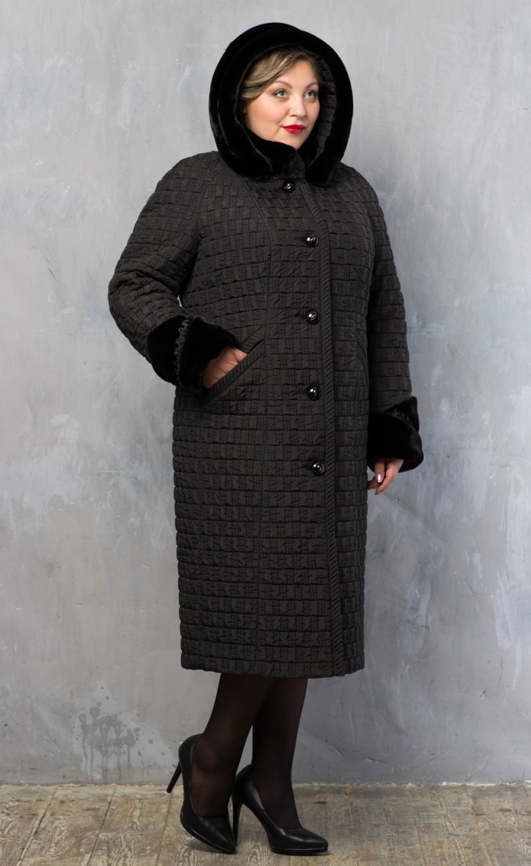 Комбинированные полупальто