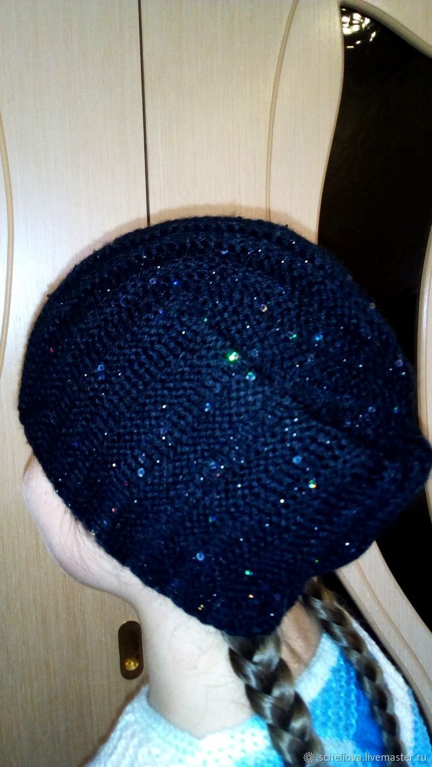 Шапочка из ангоры схема