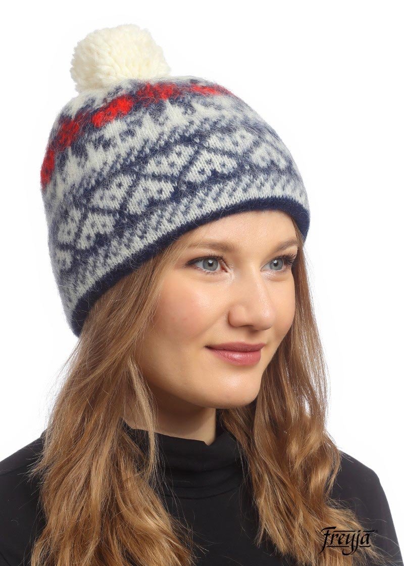 Жаккардовая шапка Нордик