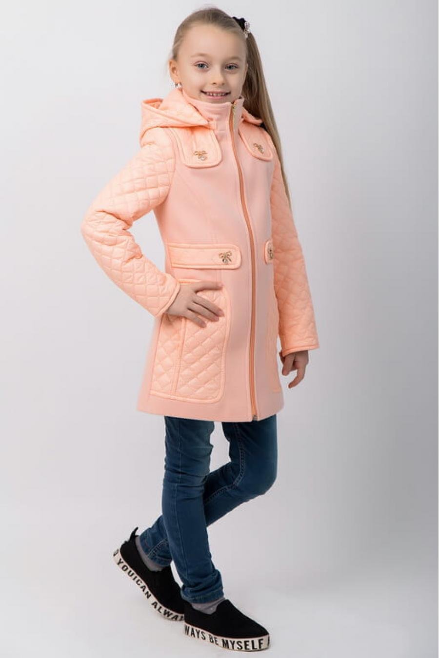 Стильное пальто для девочки