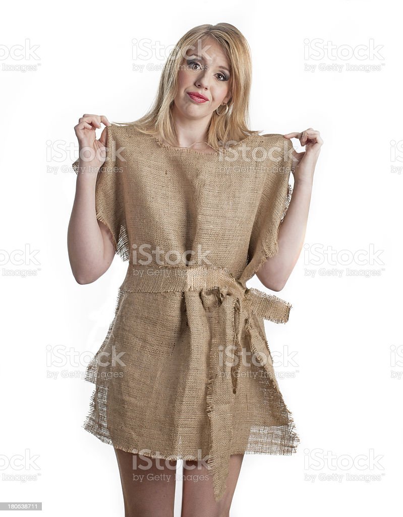 Дизайнерская одежда из Мешковины