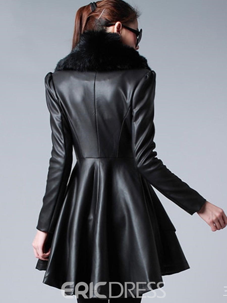 Пальто Кензо женское с драконами и мехом