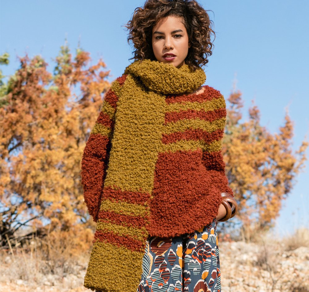 Кардиган букле спицами