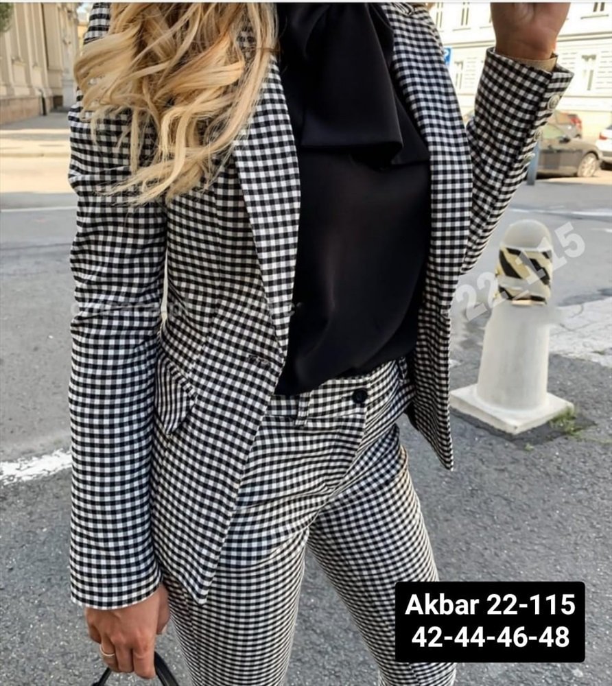 Юбка из твида гусиная лапка мини