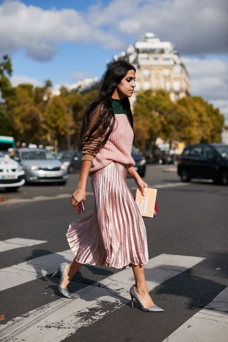 Образ юбка и свитер