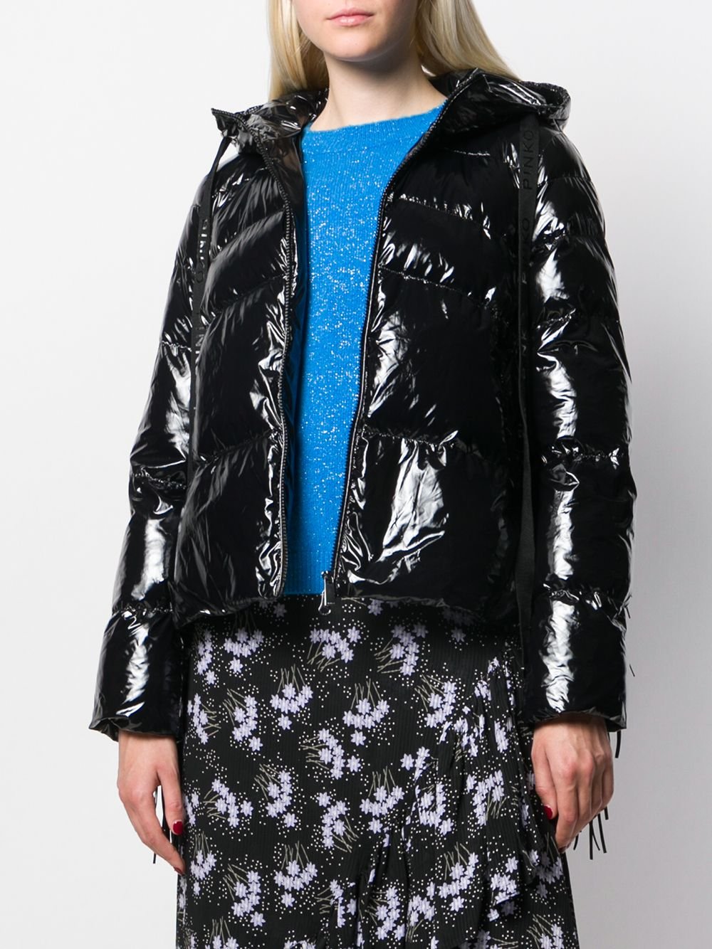 Белая куртка Pinko кроко