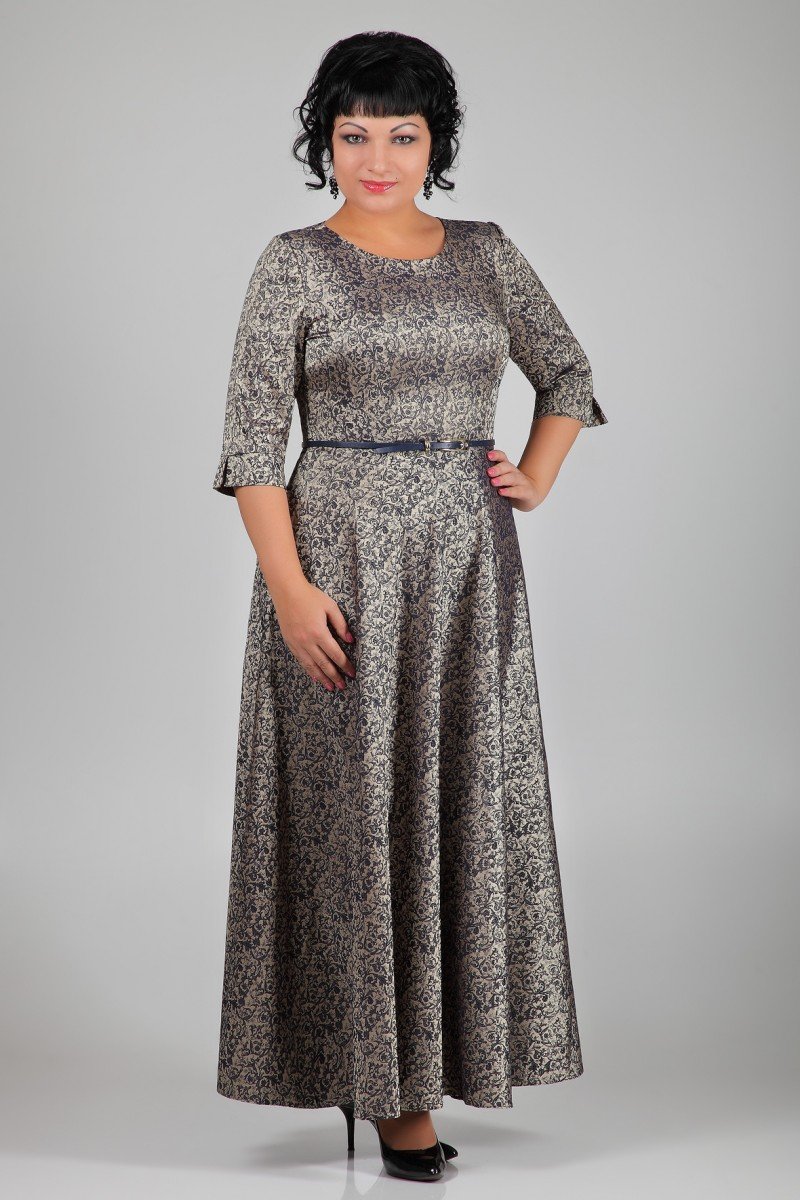 Фасоны вечерних платьев для полных 60 лет