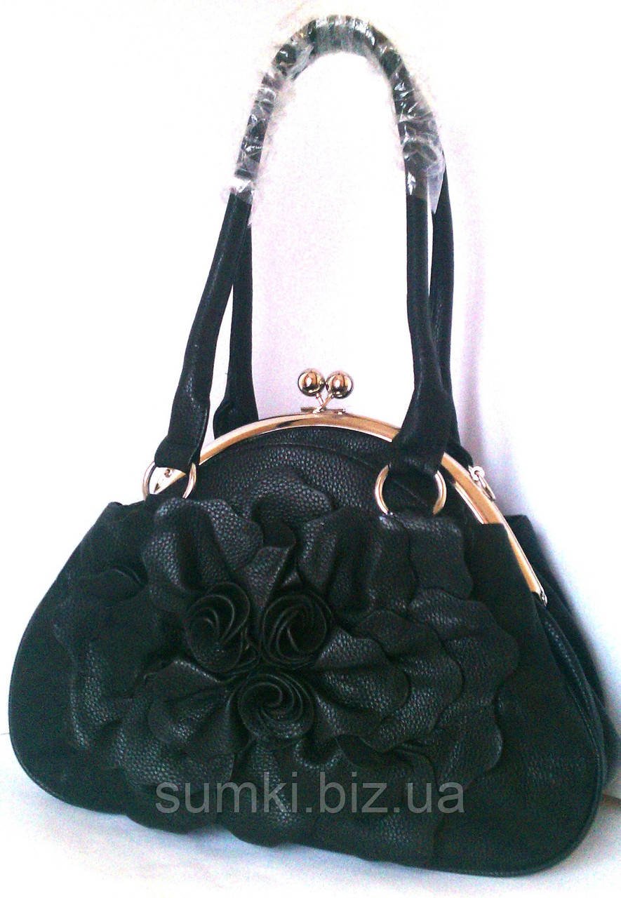 Сумка ридикюль черная