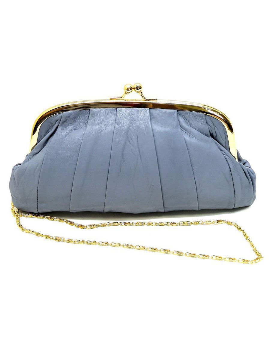 Клатч с замком поцелуйчик